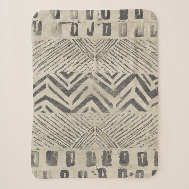Muster Bazar - Geometrische Formen Sherpadecke (Vorderseite)