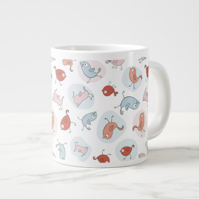 Muster bei Cartoon Jumbo-Tasse (Vorderseite Rechts)