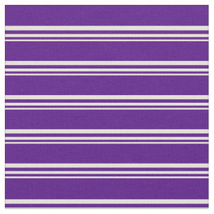 Muster Beige und Indigofarben Stoff