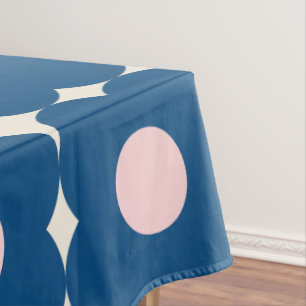 Muster Blau und Rosa der niedlichen geometrischen  Tischdecke