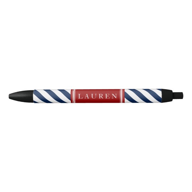 Muster Blau und Rot Kugelschreiber (Vorderseite)