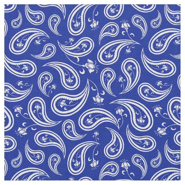 Muster Blau und Weiß Stoff (Nahaufnahme)