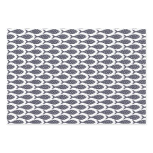 Muster blaue, weiße Papiertücher