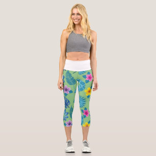 Muster Blume Farbige Niedliche leuchtende Leggings