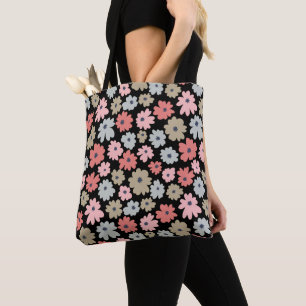 Muster Blume Farblich Vintag Tasche