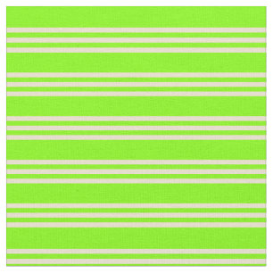 Muster Chartreuse & Beige Linien/Streifen Stoff