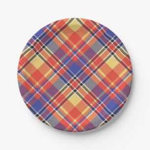 Muster Colorfull Trendy Geometric Vintag Pappteller