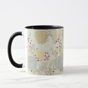 Muster, das gelockten Garten anzeigt Tasse