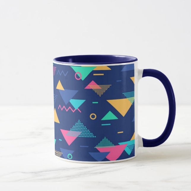 Muster der 1980er Jahre Tasse (Rechts)