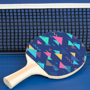 Muster der 1980er Jahre Tischtennis Schläger