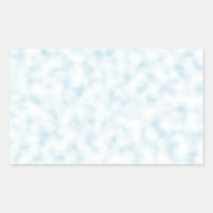 Muster der Abstrakten Wolken in blassblau und weiß Rechteckiger Aufkleber