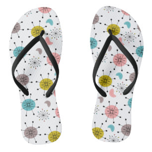 Muster der atomaren Retro-Sternexplosion Flip Flops