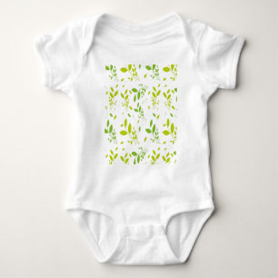 Muster der Blätter Baby Strampler
