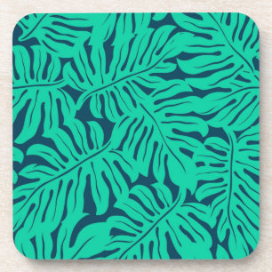 Muster der Blätter Getränkeuntersetzer