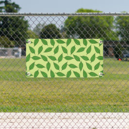 Muster der Blätter, Leaf-Muster, Frühjahrsvorschau Banner