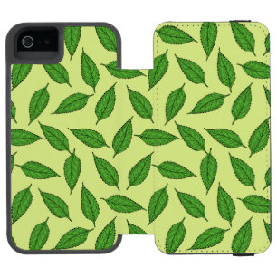 Muster der Blätter, Leaf-Muster, Frühjahrsvorschau Incipio Watson™ iPhone 5 Geldbörsen Hülle