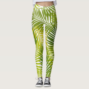 Muster der Blätter Leggings