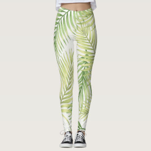 Muster der Blätter Leggings