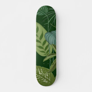 Muster der Blätter Skateboard