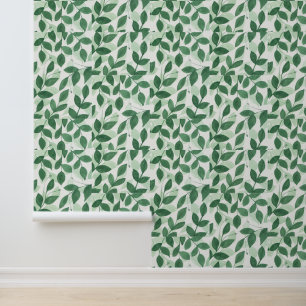 Muster der Blätter Tapete