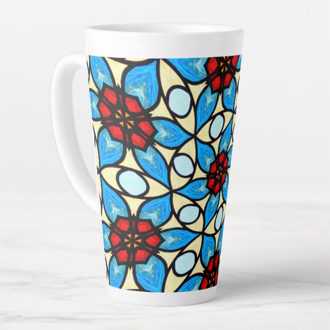 Muster der blauen Blume Milchtasse (Linke Ecke)