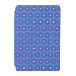Muster der blauen Datenträger auf iPad Mini Hülle
