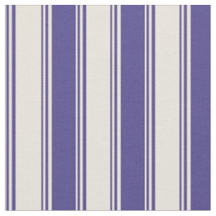 Muster der blauen Linien in Beige und Dunkel-Schie Stoff