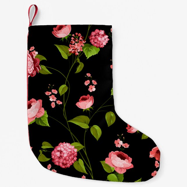 Muster der Blume 18 Kleiner Weihnachtsstrumpf (Vorderseite)