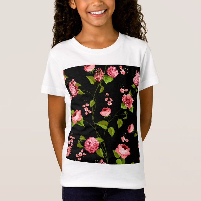 Muster der Blume 18 T-Shirt (Vorderseite)