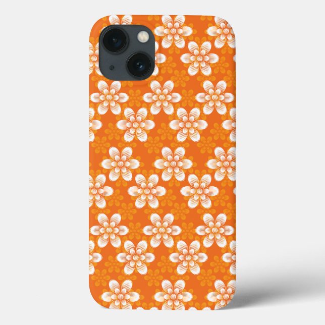 Muster der Blume Case-Mate iPhone Hülle (Rückseite)