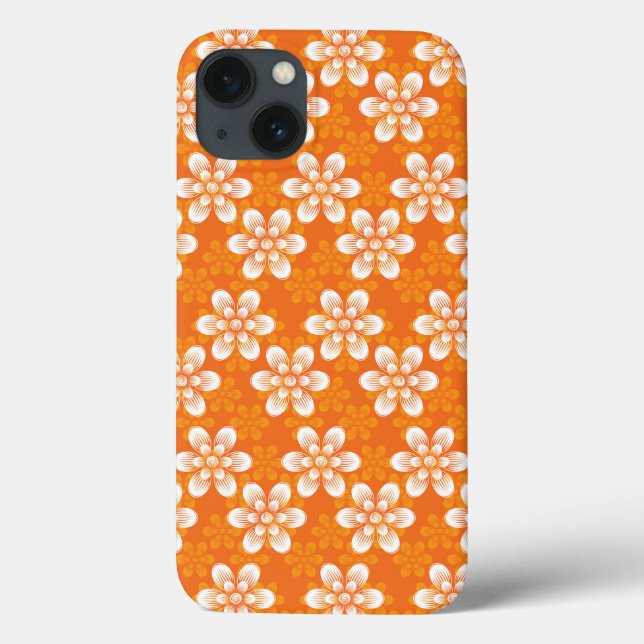 Muster der Blume Case-Mate iPhone Hülle (Rückseite)