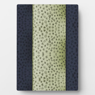 Muster der Blume Fotoplatte