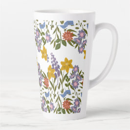 Muster der Blume Milchtasse