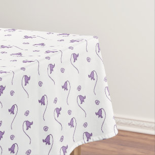 Muster der Blumenglocken Tischdecke