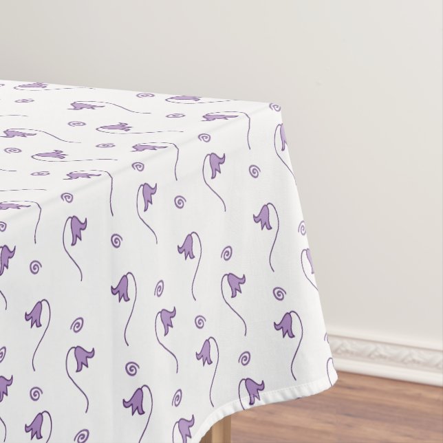Muster der Blumenglocken Tischdecke (Beispiel)