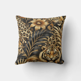 Muster der botanischen Schrift Kissen