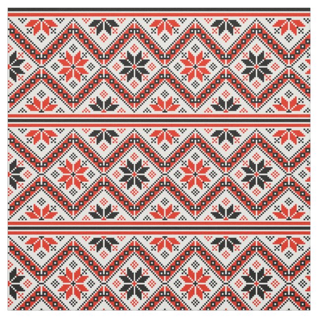 Muster der bulgarischen Blume Stoff (Muster)