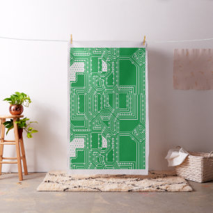 Muster der Computerplatine Stoff