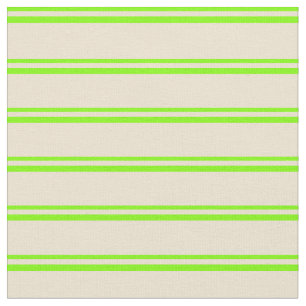 Muster der farbigen Linien in Beige Stoff