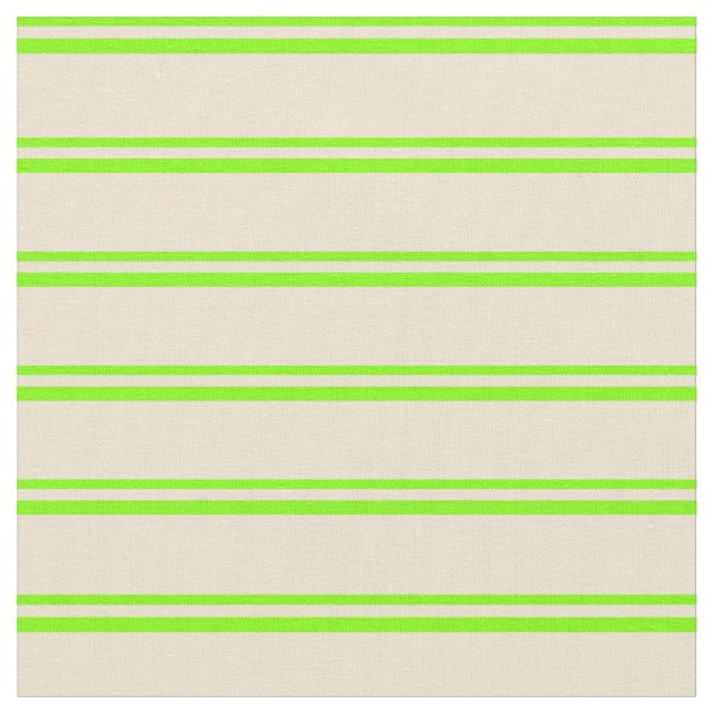 Muster der farbigen Linien in Beige Stoff (Nahaufnahme)