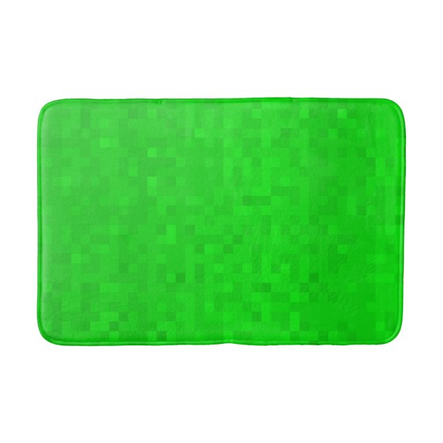 Muster der feuergrünen Mosaikfliesen, Badematte (Vorderseite)