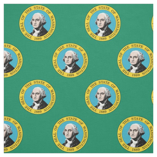 Muster der Flagge des Staates Washington Stoff (Muster)