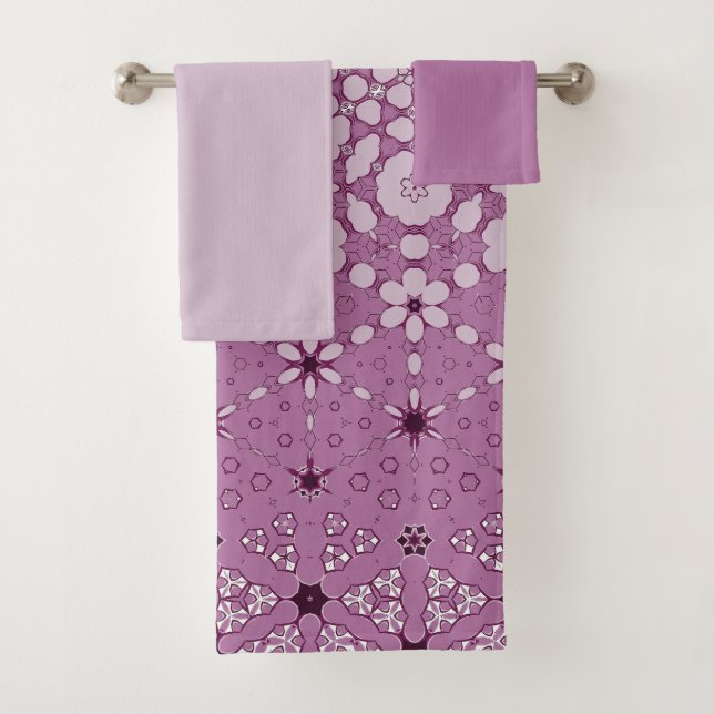 Muster der floralen Metamorphose Badhandtuch Set (Insitu)