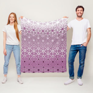 Muster der floralen Metamorphose Fleecedecke