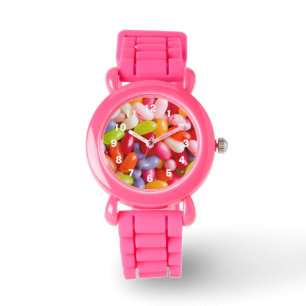 Muster der Geleebonbons Armbanduhr
