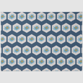 Muster der geometrischen Blume Seidenpapier