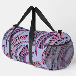Muster der geschwungenen Klaviertasten Duffle Bag
