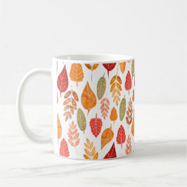 Muster der gestrichenen Herbstleaves Kaffeetasse