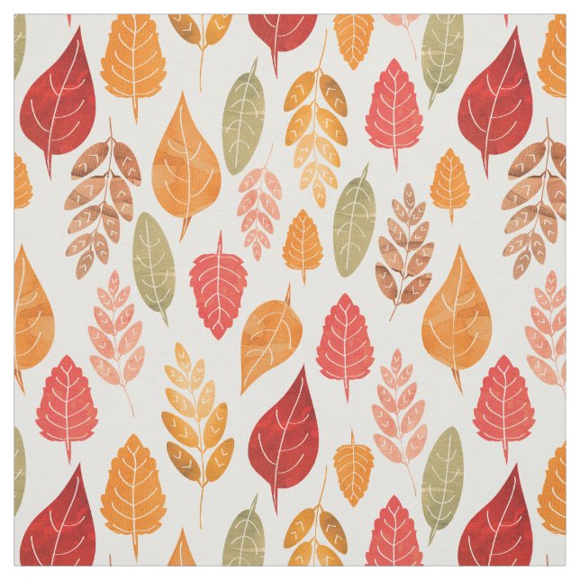 Muster der gestrichenen Herbstleaves Stoff (Muster)