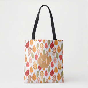 Muster der gestrichenen Herbstleaves Tasche